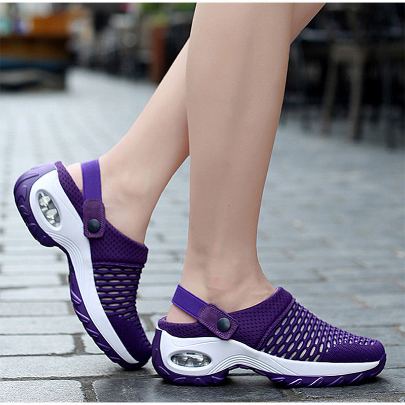 SkulaSneaks I Air-Mesh-Sandalen für Damen