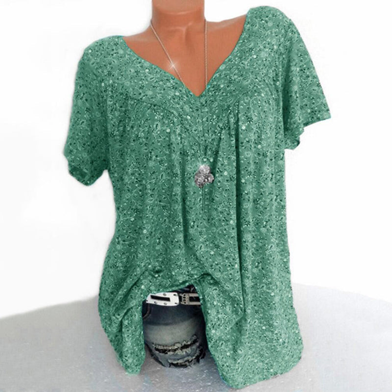 EvelynsShirt I Trui Met V-hals Voor Dames