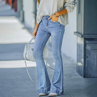 PauliensPants I Flared Stretchy Broek Voor Dames