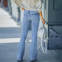 PauliensPants I Flared Stretchy Broek Voor Dames