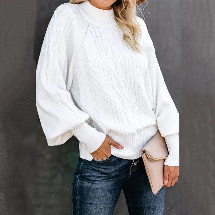 DinekesShirt I Trui Met Hoge Kraag Voor Dames