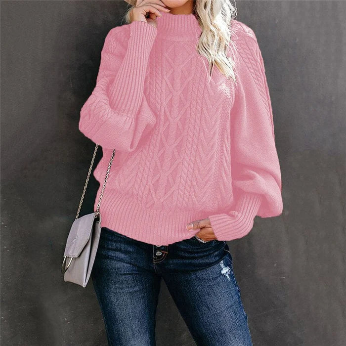 DinekesShirt I Trui Met Hoge Kraag Voor Dames