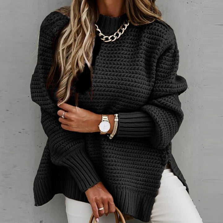 LinekkesShirt I Gebreide Sweatshirt Voor Dames