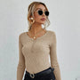 CatootjesShirt I V-Ausschnitt Pullover für Damen