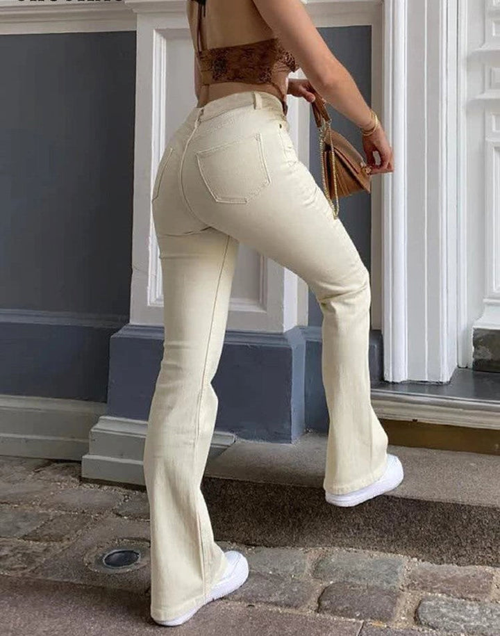 DiniekesPants I Flared Broek Voor Dames