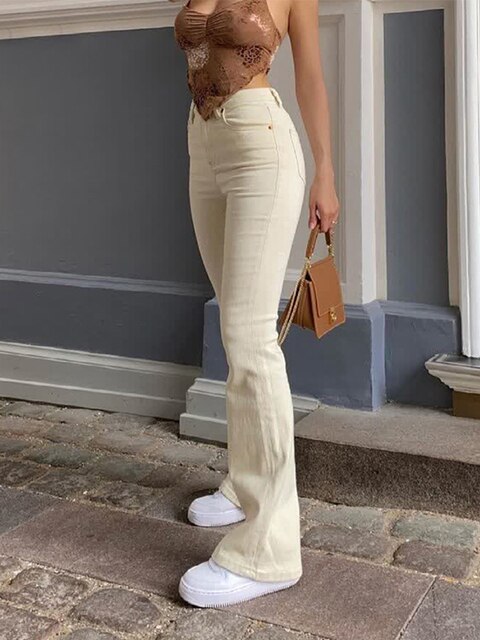 DiniekesPants I Flared Broek Voor Dames