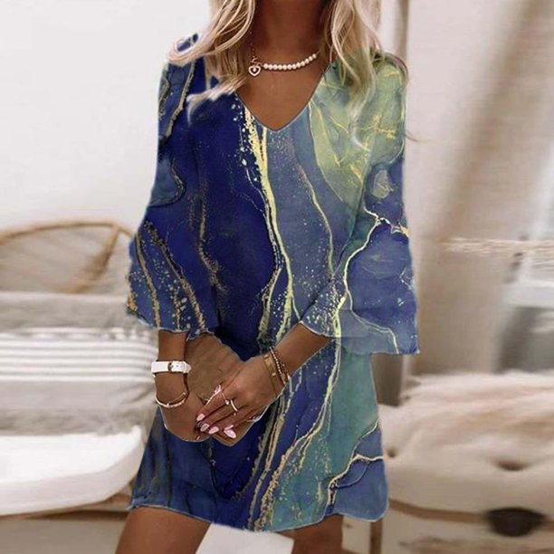 Swing Boho Dress | Dames Jurk