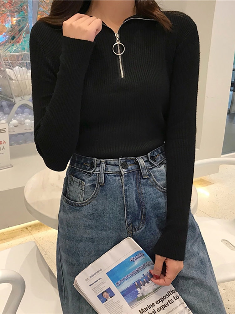 BellasShirt I Rollkragenpullover für Damen