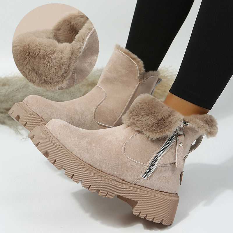 ChantelleBoots I Snowboots Met Wollen Binnenkant Voor Dames