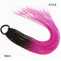 Multikleur haarextensies