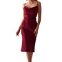 MatildasKleid I Elegantes Satinkleid für Damen