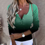 NellaShirt I Ombre-Pullover mit langen Ärmeln für Damen