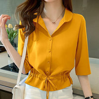 EllesBlouse I Gedetailleerde Blouse Voor Dames