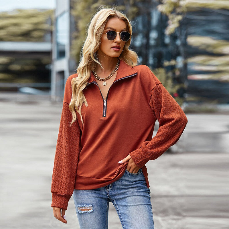 TimberTop I Top With Long Sleeves And Zipper