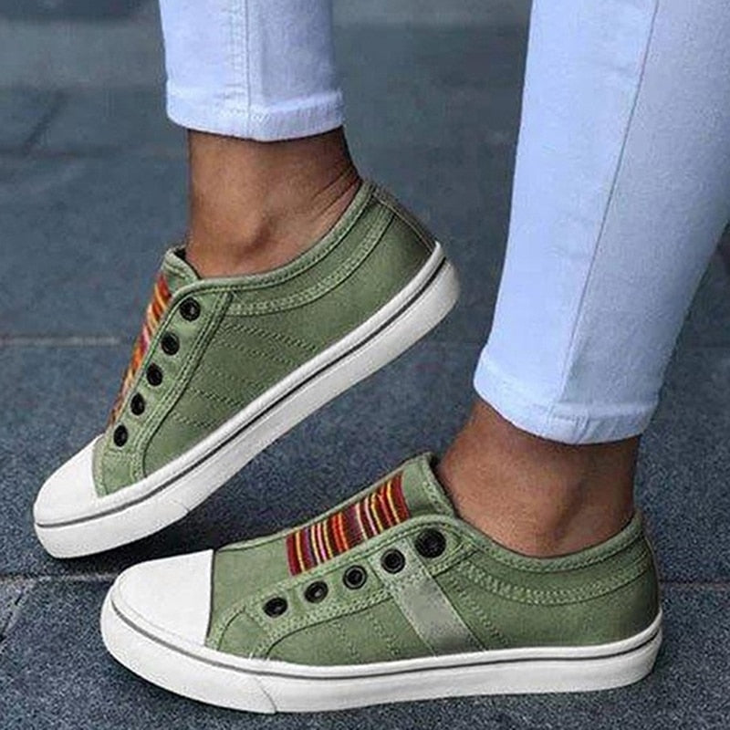 MezisShoes I Canvas-Sneaker für Damen