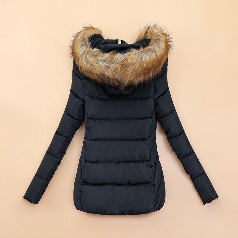 RiversJacket | Winter Jacket With Faux Fur Collar For Women