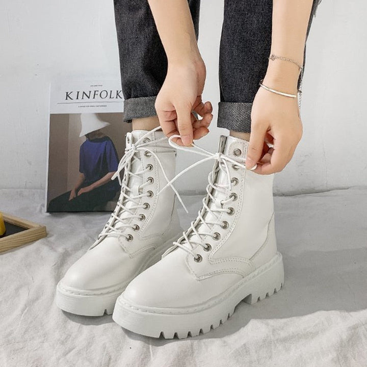 MarjoleinsBoots I Boots Met Veter Details Voor Dames