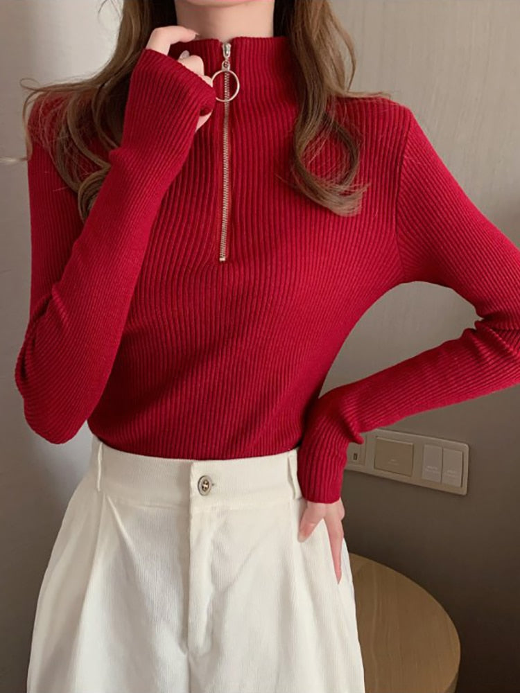 BellasShirt I Rollkragenpullover für Damen