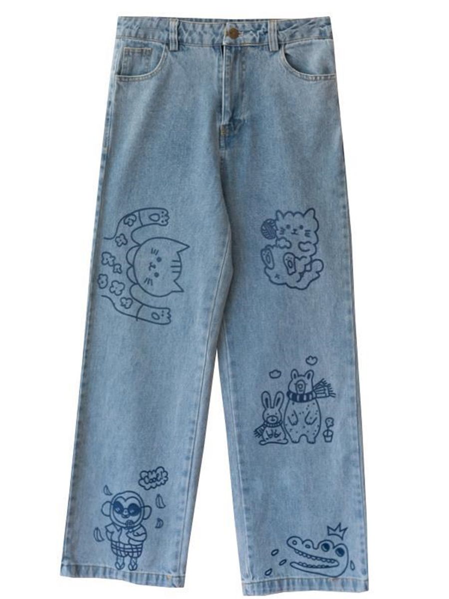 VintageDenim™: Jeansbroek Voor Dames