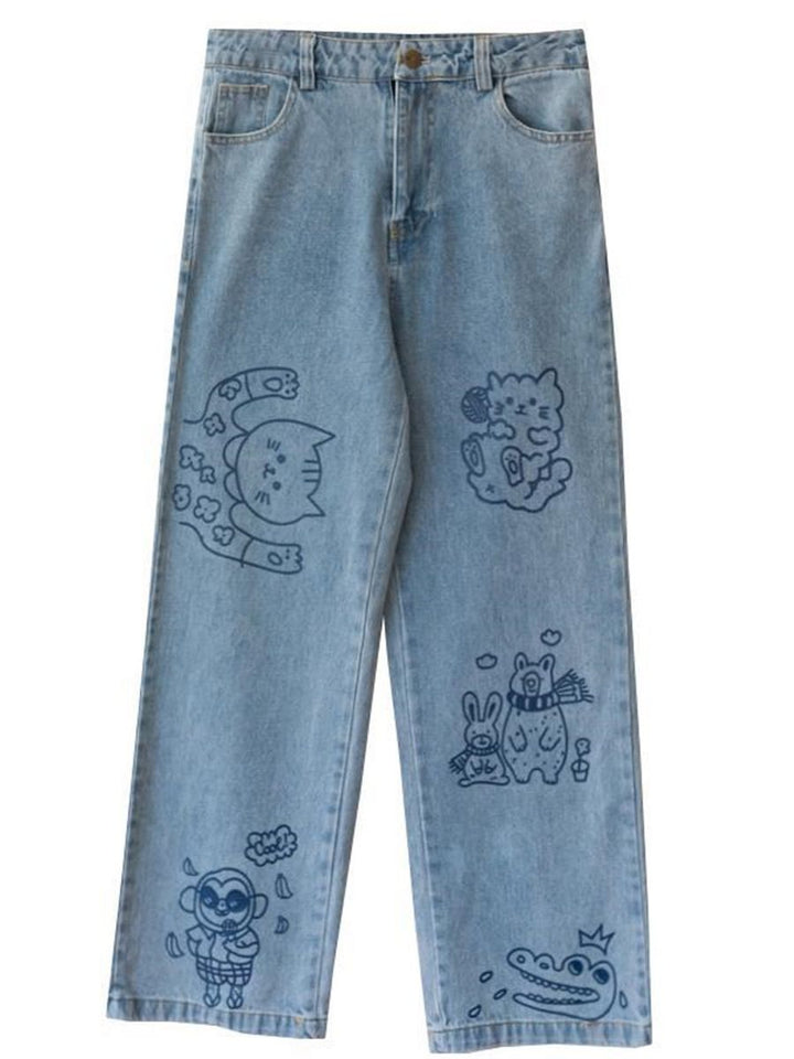VintageDenim™: Jeansbroek Voor Dames