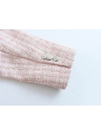 MariamsJacket I Gevlochten Tweed Jacket Voor Dames