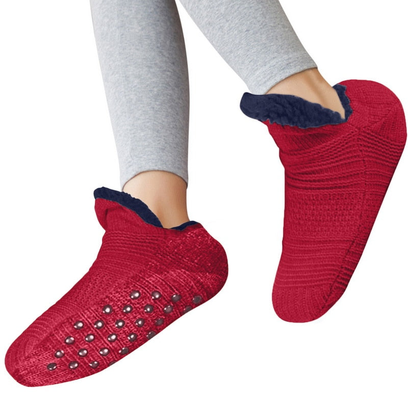 Indoor Socks Shoes Warm Woolen