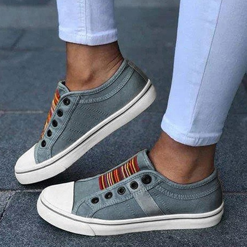 MezisShoes I Canvas-Sneaker für Damen