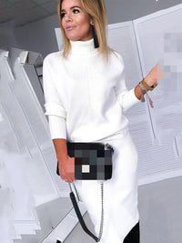 RaylieSet I 2-teiliges Set Für Damen I Pullover Und Rock