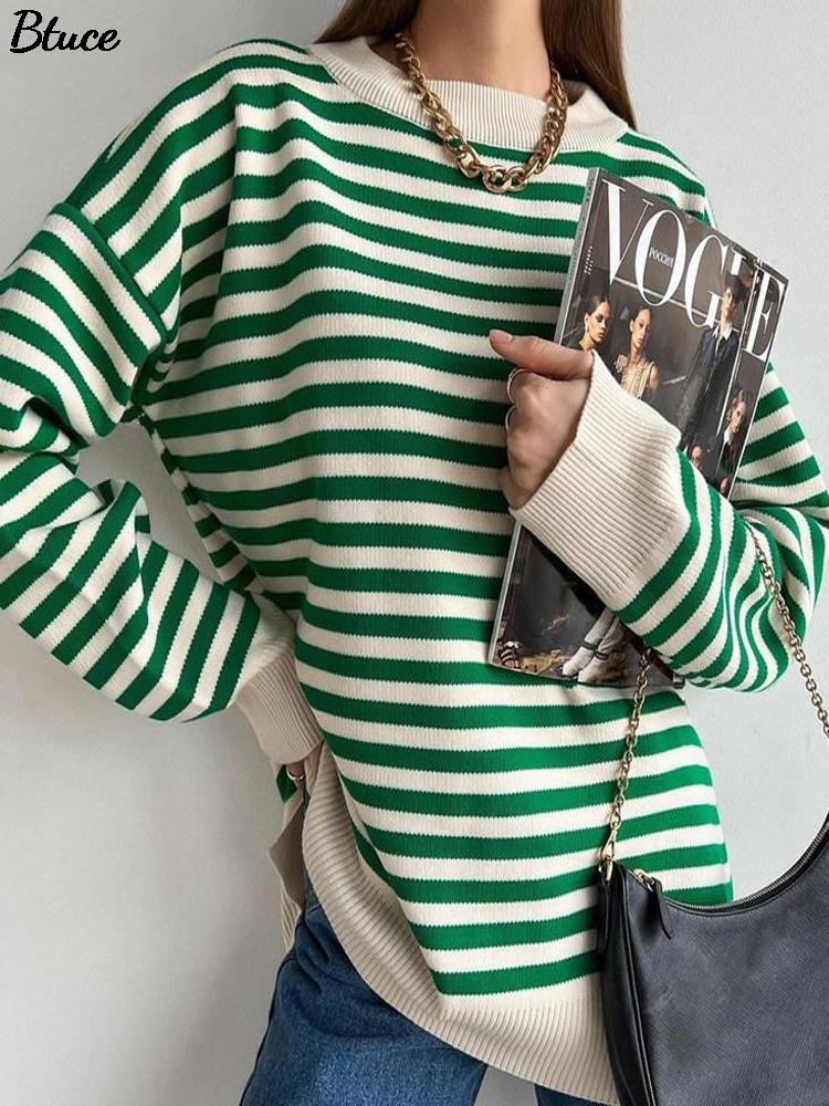 StripeSweater™: Sweater Voor Dames