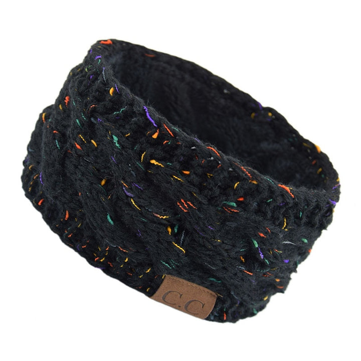 Stylish knitted wool headband