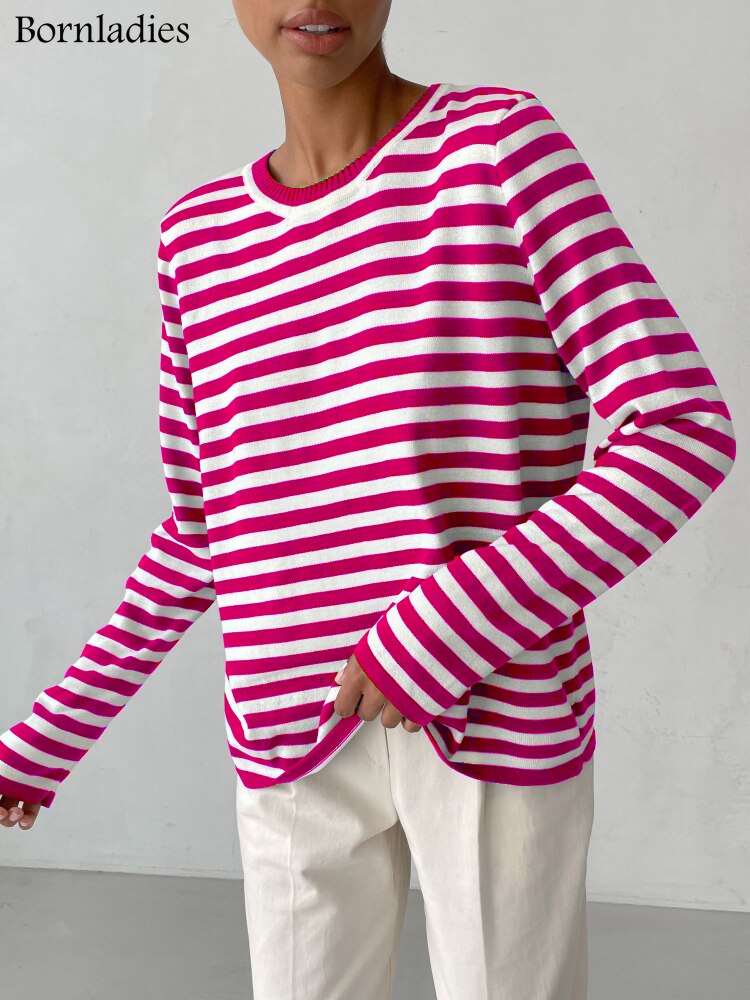 StripedTee™: Pullover für Damen