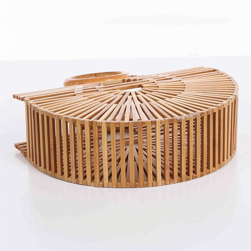 WoodenBag I Bamboo Clutch Voor Dames