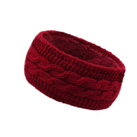 Stylish knitted wool headband