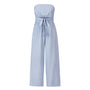 Trägerloser Jumpsuit mit weitem Bein | Sommer 2024 Schicker Overall | Sexy Slim Fit