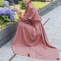 Vintage Oversized Overhemdjurk | Avondfeest | Lange Mouw Strandkleding