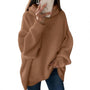 SpringShirt I Oversized Pullover mit Rollkragen