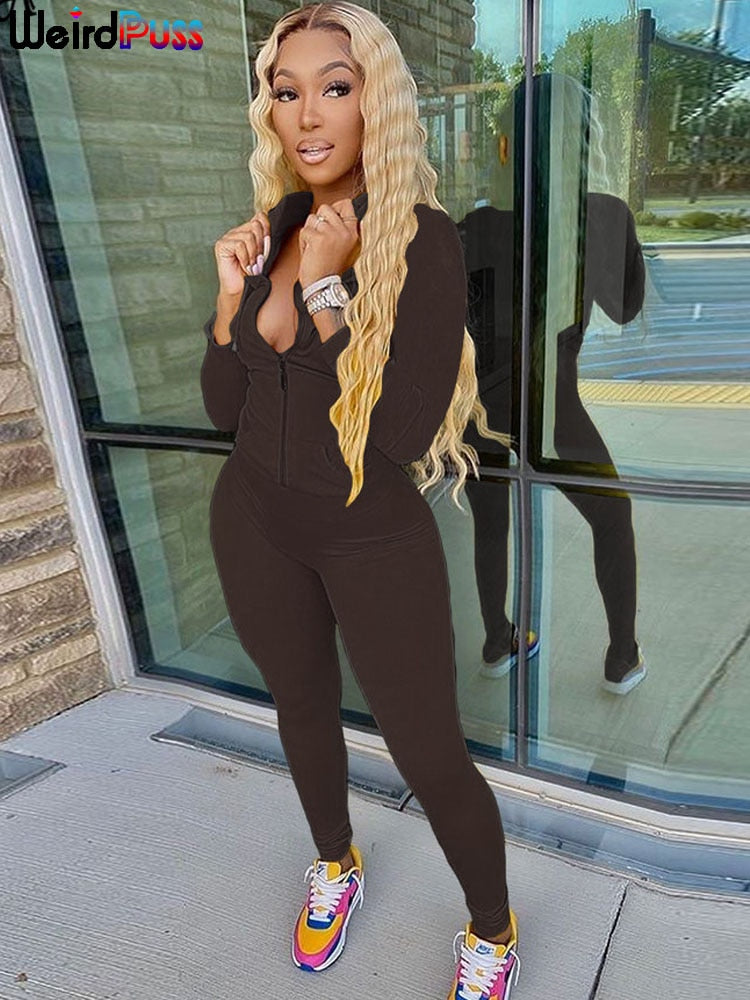 Hoodie- und Leggings-Set