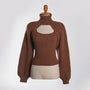 TrienkesSet I Top mit gestricktem Pullover für Damen