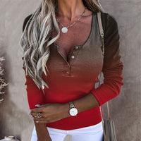 NellaShirt I Ombre Trui Met Lange Mouwen Voor Dames