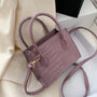 Krokodilleder-Handtasche