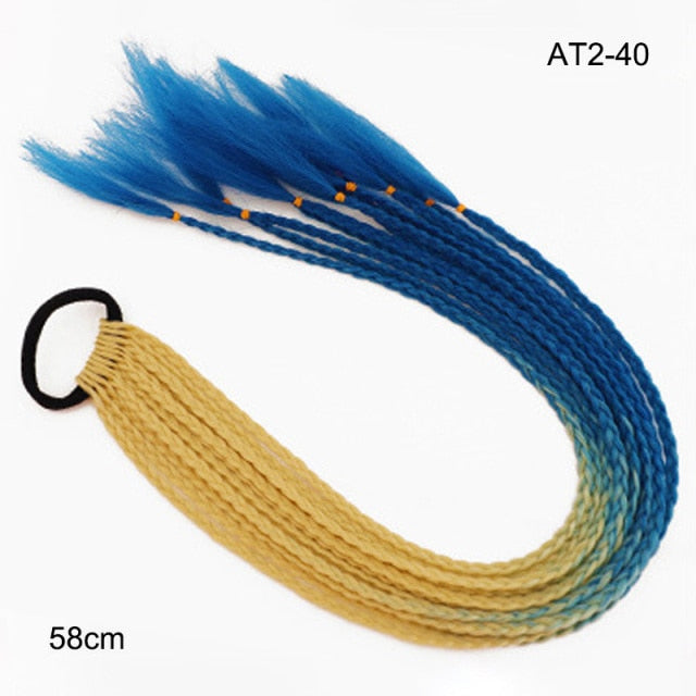 Multikleur haarextensies