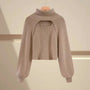 TrienkesSet I Top mit gestricktem Pullover für Damen