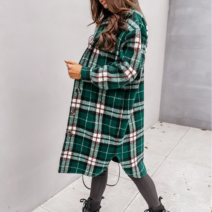Stijlvolle Plaid Jas