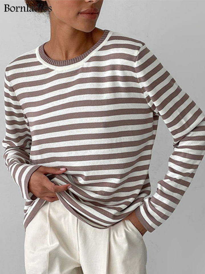 StripedTee™: Pullover für Damen