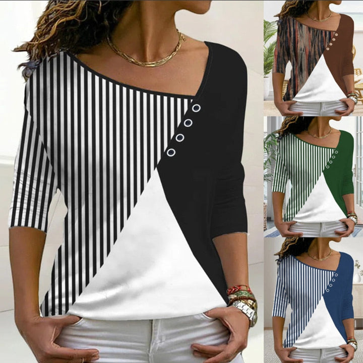 MirtesShirt I V-hals T-shirt Voor Dames