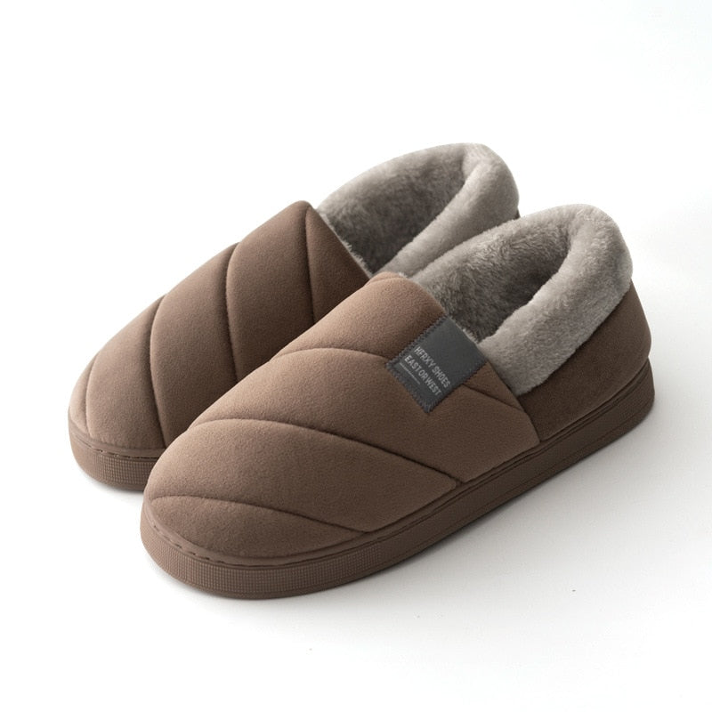 Winter Warme Pelzige Hausschuhe Bequem