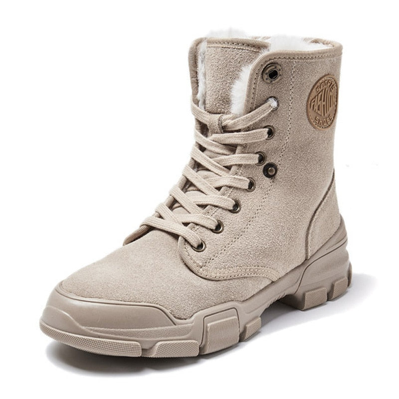 ZoeysBoots I Suede Boots With Lining For Women
