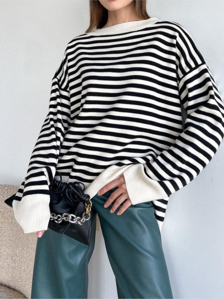 StripeSweater™: Sweater Voor Dames