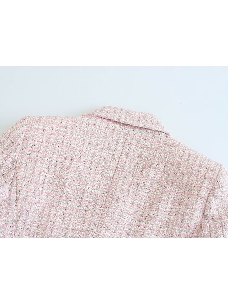 MariamsJacket I Gevlochten Tweed Jacket Voor Dames