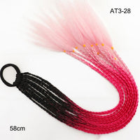 Multikleur haarextensies